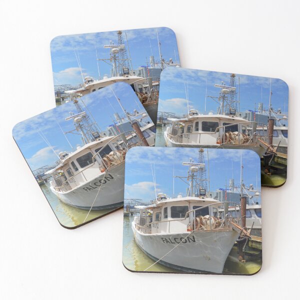 Item preview, Fishing Boats Docked in Harbor designed and sold by Savannah Gibbs.