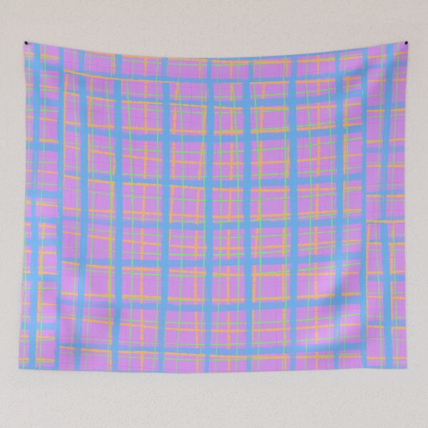 Item preview, Retro Lilac Tartan  designed and sold by Niniannebast.