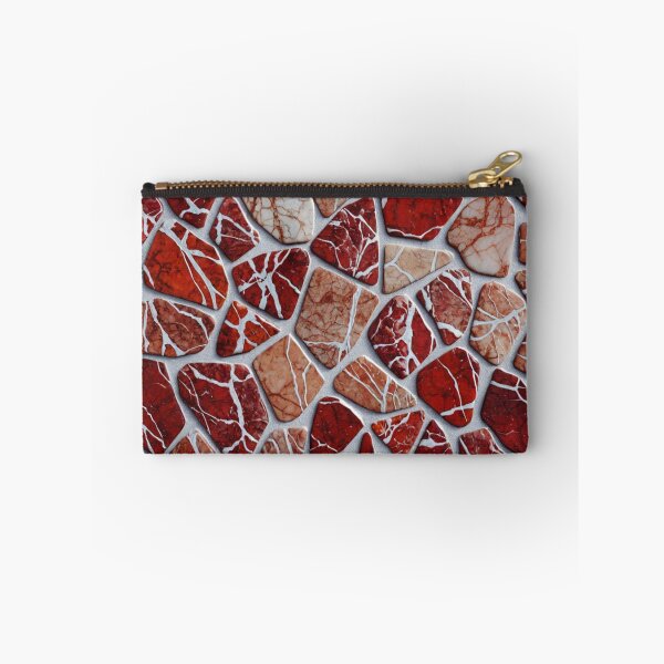 Item preview, Red and Brown Cracked Stone Mosaic designed and sold by SassyArtistry.