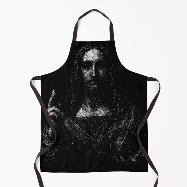 Item preview, Dark Salvator Mundi – Scratchboard Divine Grunge designed and sold by Mortisigil.