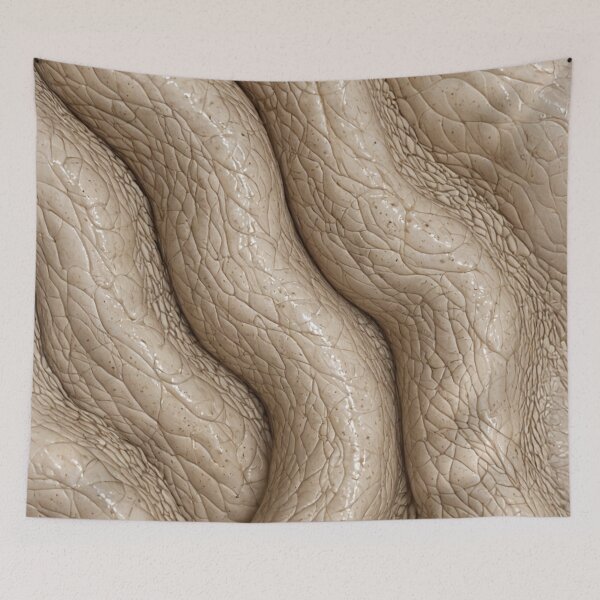 Item preview, Beige Wavy Leather Texture designed and sold by SassyArtistry.