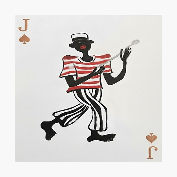 Item preview, Divine Messenger – Jack of Spades designed and sold by Ateliê dos Naipes .