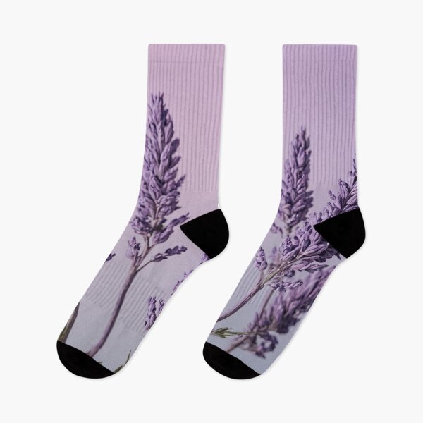 Item preview, Lavender Flowers Against Pastel Sky designed and sold by SassyArtistry.