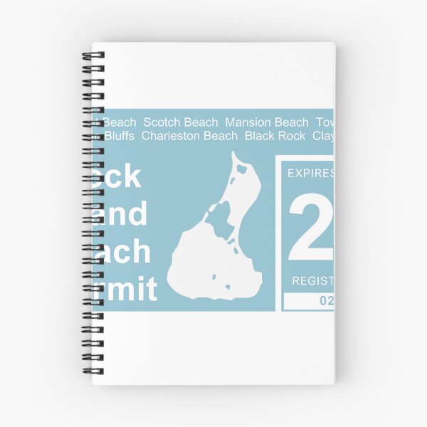 Item preview,  Block Island Beach Permit 2026 – Light Blue Sticker designed and sold by Ksienko.