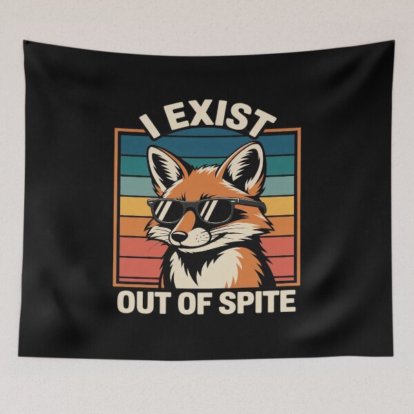 Item preview, I Exist Out of Spite Sarcastic Introvert Attitude designed and sold by JulienAureo.