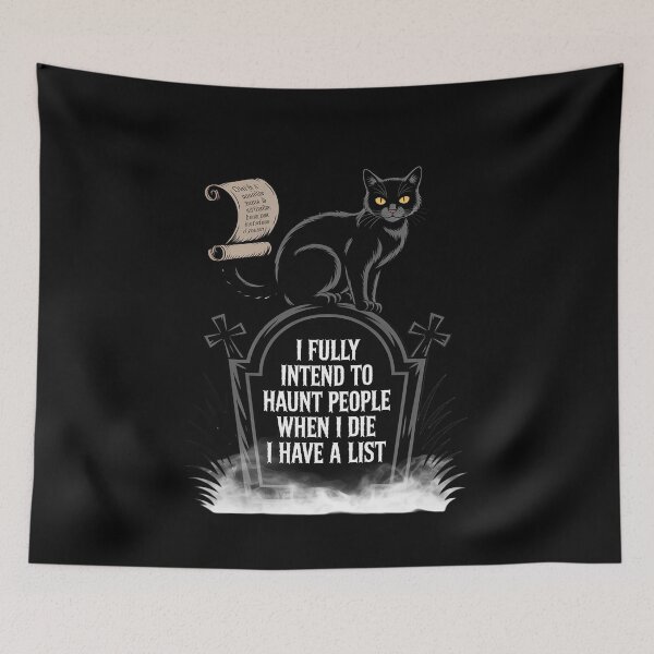 Item preview, I Fully Intend To Haunt People When I Die Funny designed and sold by JulienAureo.
