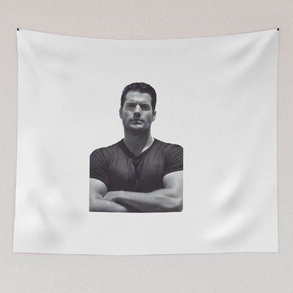 Item preview, Henry Cavill – Bold Monochrome Strength Portrait designed and sold by zulenekbedf.