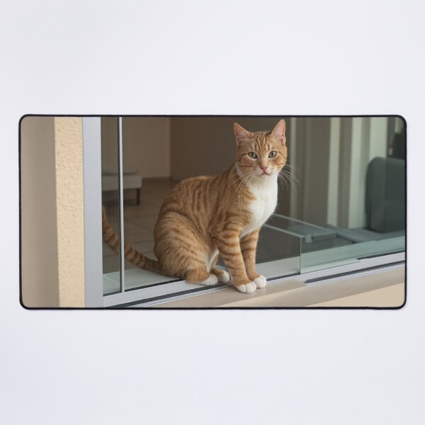 Item preview, Orange Cat Sitting by the Window designed and sold by SassyArtistry.