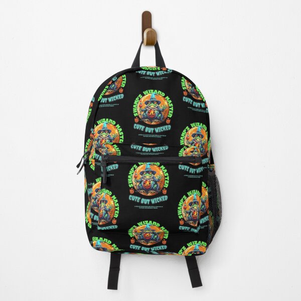 Item preview, Halloween Swamp’s Wizard Master Fashion Artwork– Cute But Wicked Magical Frog Design designed and sold by GudBuyArt.