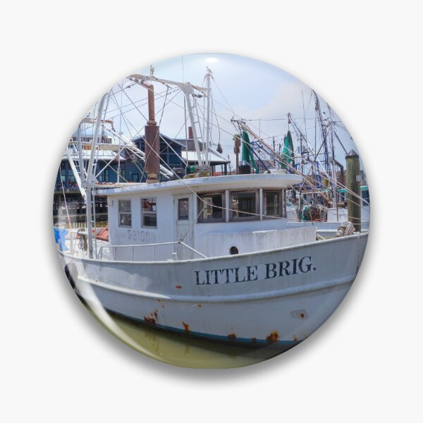 Item preview, Fishing Boat at Scenic Dock designed and sold by Savannah Gibbs.