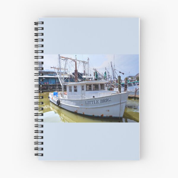 Item preview, Fishing Boat at Scenic Dock designed and sold by Savannah Gibbs.