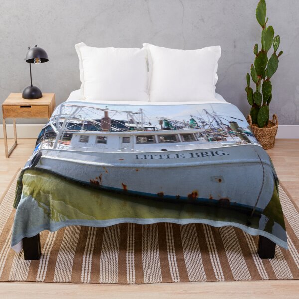 Item preview, Fishing Boat at Scenic Dock designed and sold by Savannah Gibbs.