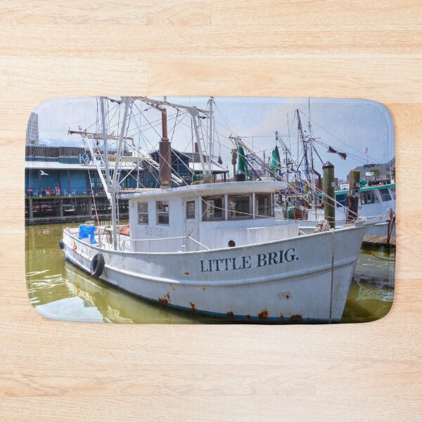 Item preview, Fishing Boat at Scenic Dock designed and sold by Savannah Gibbs.