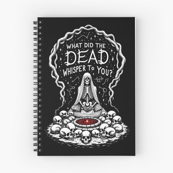 Item preview, Bone Oracle – What Did the Dead Whisper to You? designed and sold by BlackPrintMrket.