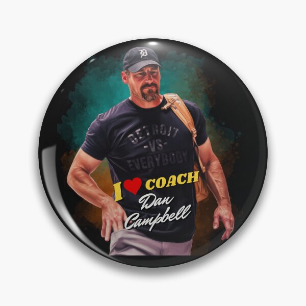 Item preview, Dan Campbell Painted Effect T-Shirt and Sticker designed and sold by DiverseDazzle.