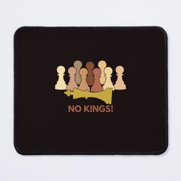 Item preview, No Kings! – Unity & Equality Chess Design (Flesh Toned Pawns / Gold King) designed and sold by  The 99 United.