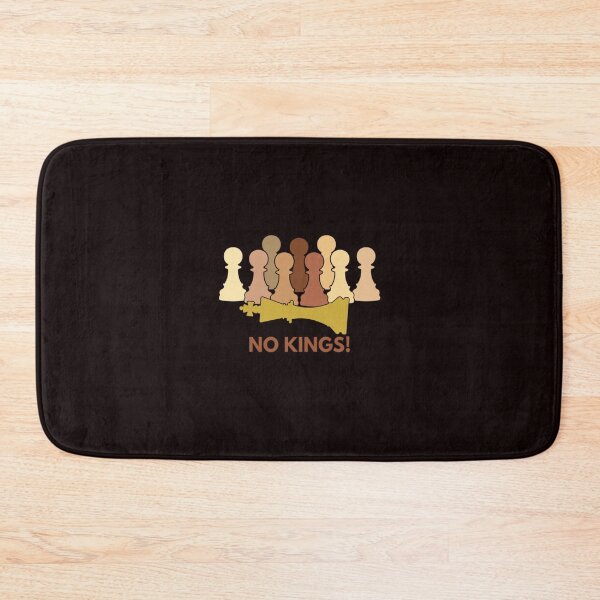 Item preview, No Kings! – Unity & Equality Chess Design (Flesh Toned Pawns / Gold King) designed and sold by  The 99 United.