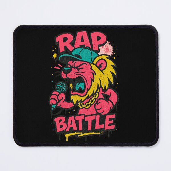 Item preview, Lion Rapper Roaring Street Battle Art designed and sold by SholoStudio.