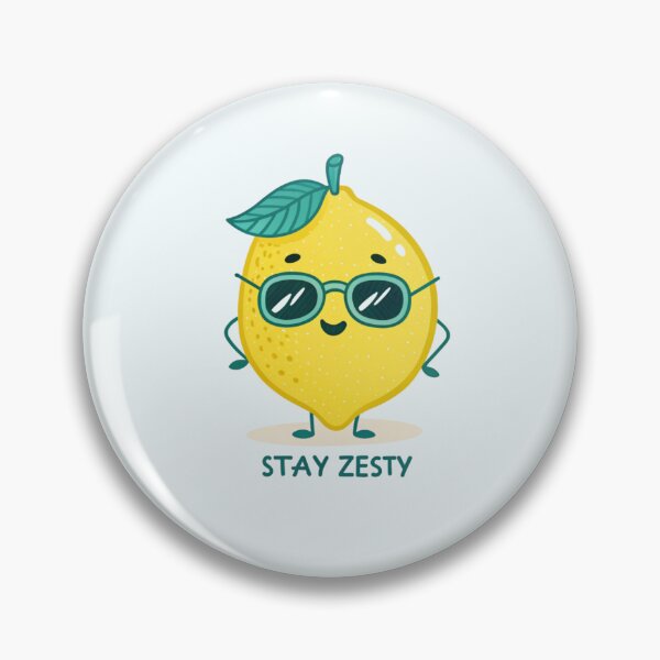 Item preview, Cool Lemon Character - Stay Zesty  designed and sold by asliberry.