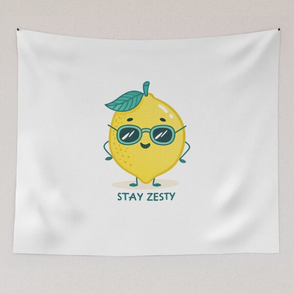 Item preview, Cool Lemon Character - Stay Zesty  designed and sold by asliberry.
