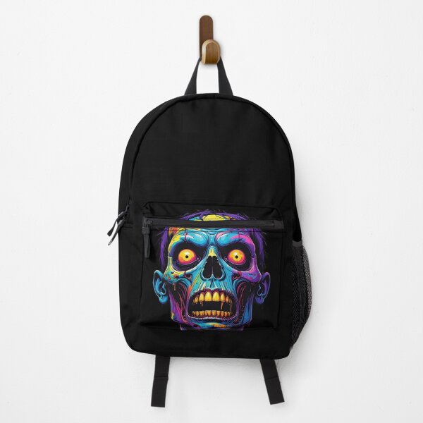 Item preview, Neon Zombie Head – Colorful Pop Art Horror Design designed and sold by AOG-DESIGNS.
