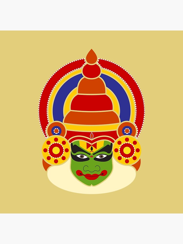 kathakali dancer s face tote bag by neetiagarwal redbubble redbubble