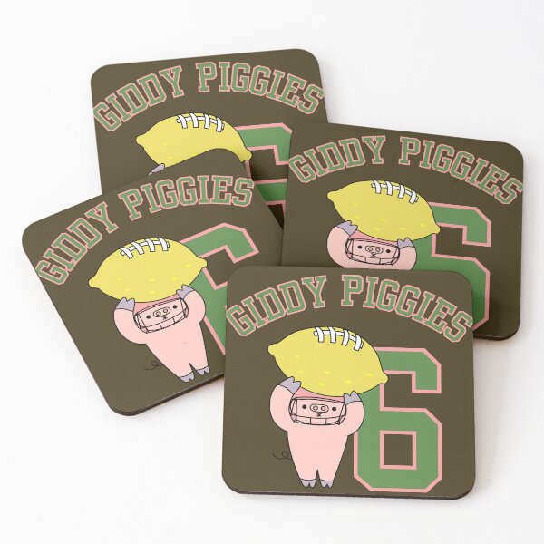 Item preview, Giddy Piggies Football Pig 6 designed and sold by Giddy Piggies.