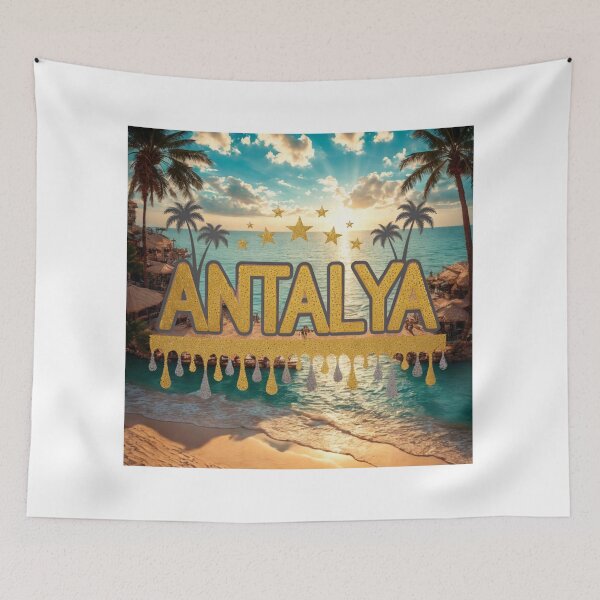 Item preview, Antalya Golden Sparkle Beach Design designed and sold by asliberry.
