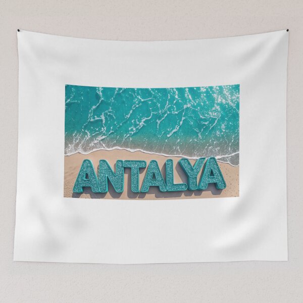 Item preview, Antalya Beach and Sea Art Print, Turkey Travel Souvenir designed and sold by asliberry.