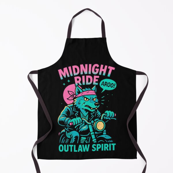 Item preview, Wolf Biker Midnight Ride Outlaw Spirit designed and sold by SholoStudio.