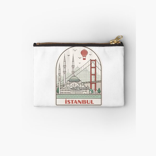 Item preview, Istanbul Travel Sticker - Bosphorus Bridge & Mosque Souvenir designed and sold by asliberry.