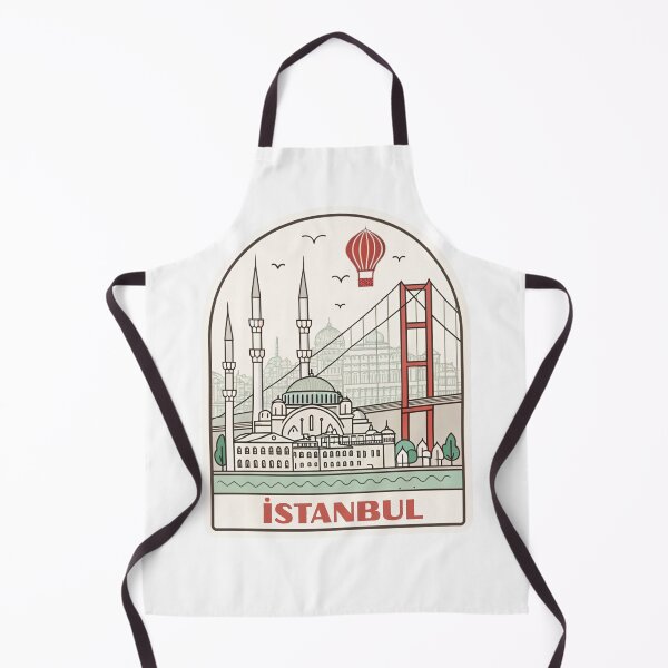 Item preview, Istanbul Travel Sticker - Bosphorus Bridge & Mosque Souvenir designed and sold by asliberry.