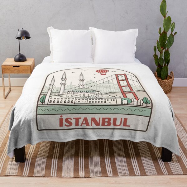 Item preview, Istanbul Travel Sticker - Bosphorus Bridge & Mosque Souvenir designed and sold by asliberry.