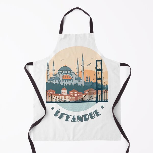 Item preview, Istanbul Cityscape Travel Souvenir - Bosphorus Bridge & Mosque designed and sold by asliberry.