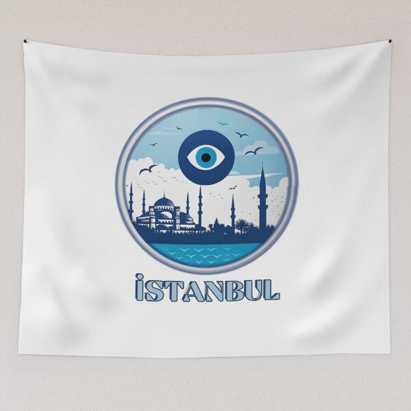 Item preview, Istanbul Blue Mosque & Evil Eye Design designed and sold by asliberry.