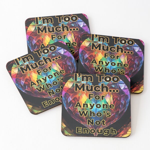 Item preview, “Faceted Feelings: Too Much to Dim” designed and sold by Mindful56.