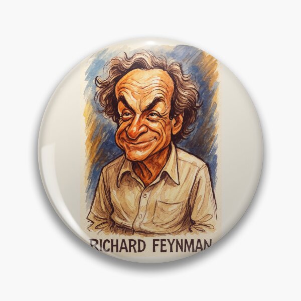 Item preview, Richard Feynman Caricature designed and sold by Sarcastic designs.