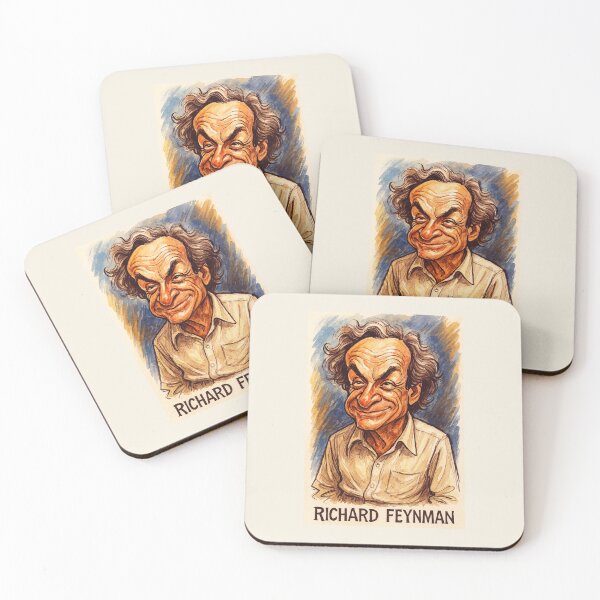 Item preview, Richard Feynman Caricature designed and sold by Sarcastic designs.