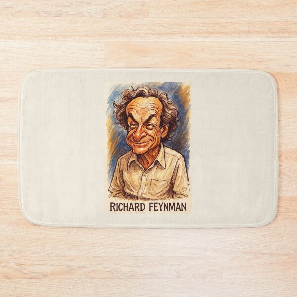 Item preview, Richard Feynman Caricature designed and sold by Sarcastic designs.