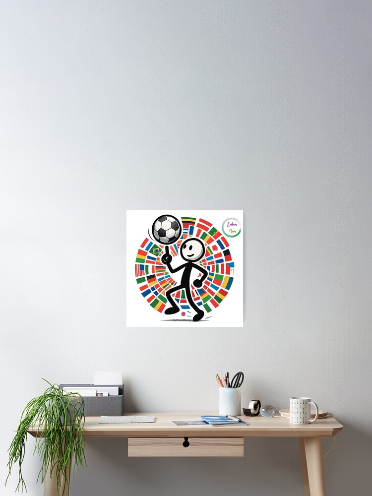 Thumbnail 2 of 3, Poster, Football Is Life designed and sold by Endeva4eva.
