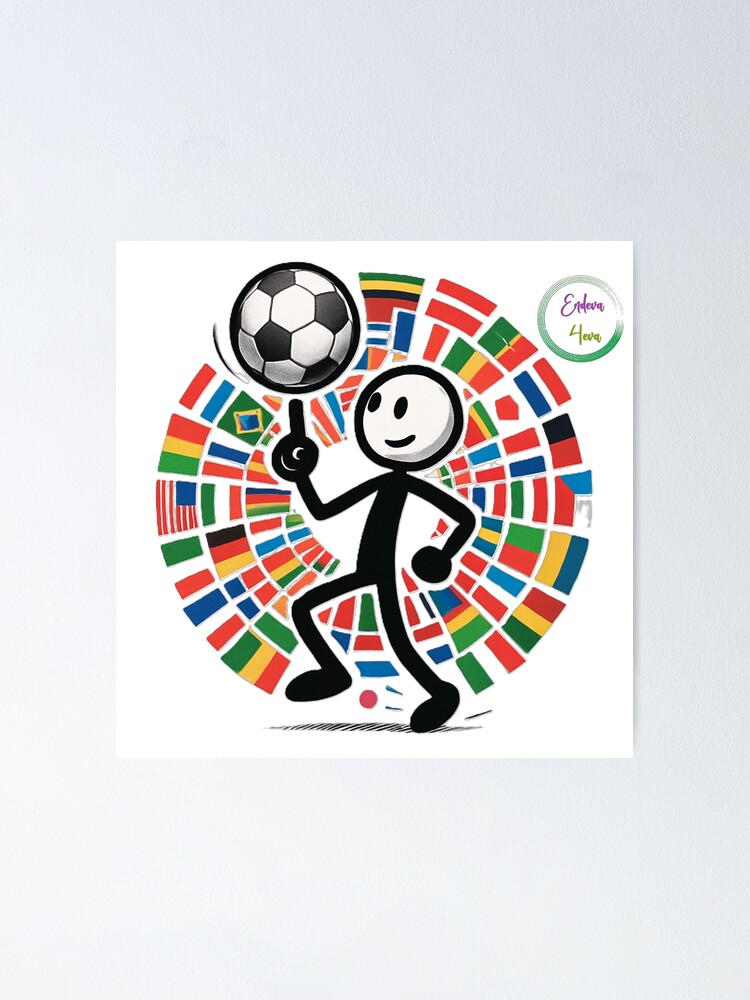 Thumbnail 1 of 3, Poster, Football Is Life designed and sold by Endeva4eva.