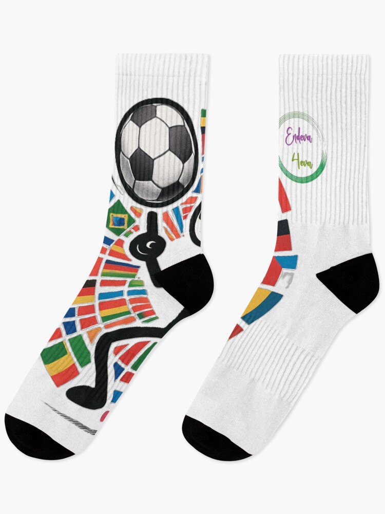 Thumbnail 1 of 5, Socks, Football Is Life designed and sold by Endeva4eva.
