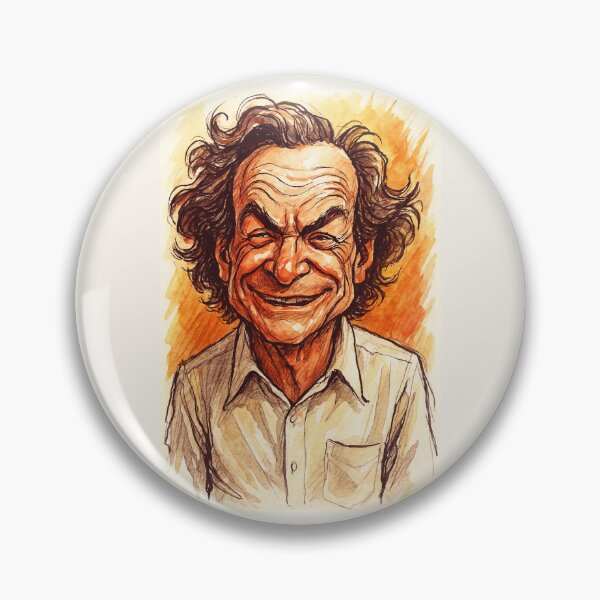 Item preview, Richard Feynman Caricature designed and sold by Sarcastic designs.