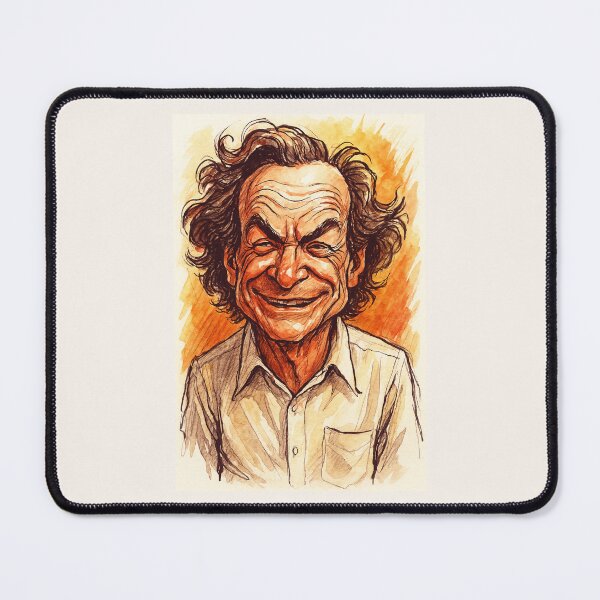 Artikelvorschau, Richard Feynman-Karikatur entworfen und verkauft von Sarcastic designs.