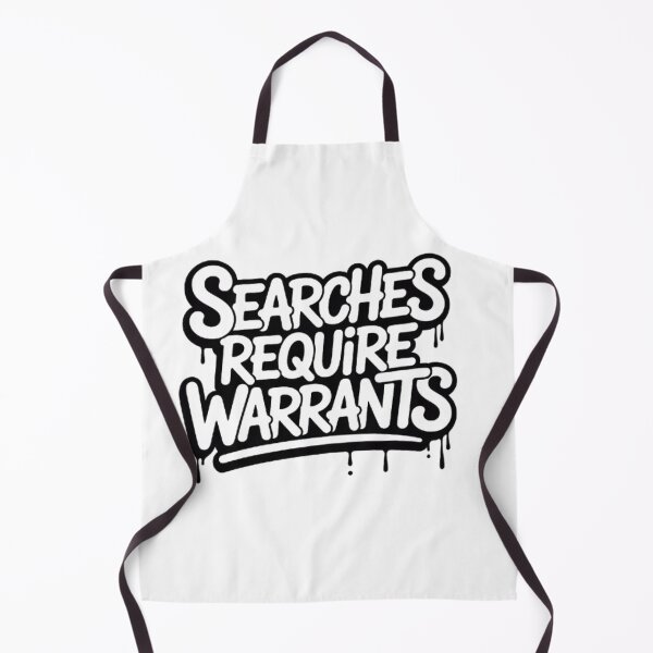 Item preview, Searches Require Warrants Graffiti Statement designed and sold by Mindful Wall Art Studio.