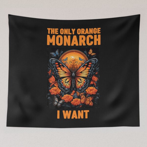 Item preview, Bold Monarch Butterfly Floral Statement T-Shirt designed and sold by LarryMBrown.