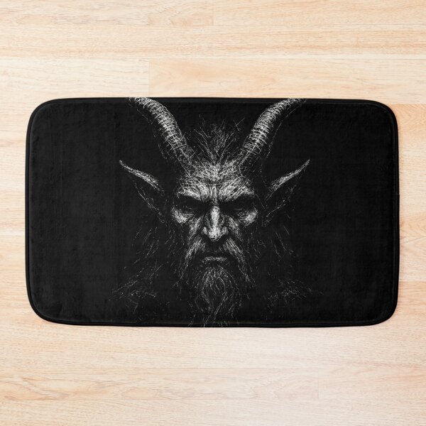Item preview, The Horned Satyr — Dark Fantasy Illustration designed and sold by Mortisigil.