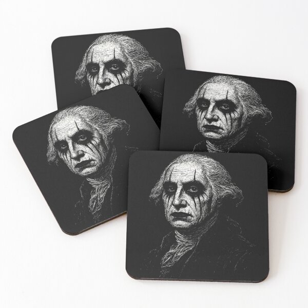 Item preview, Goth George Washington - Founding Darkness designed and sold by Mortisigil.