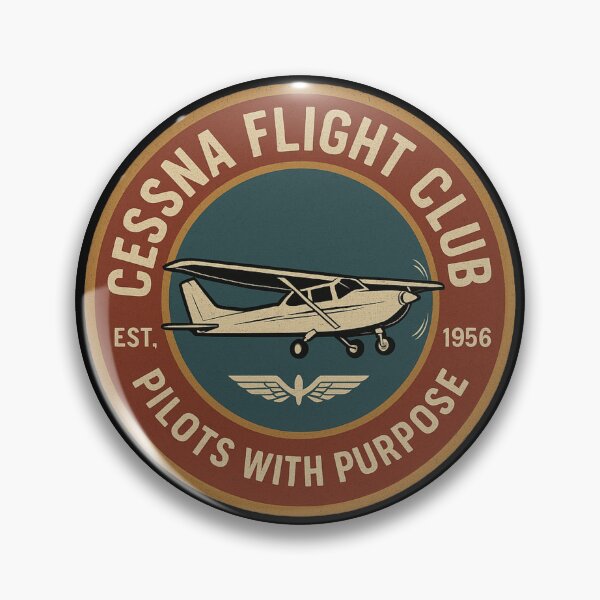 Item preview, Cessna Flight Club – Vintage Pilot Patch (Est. 1956) designed and sold by getpressedshirt.
