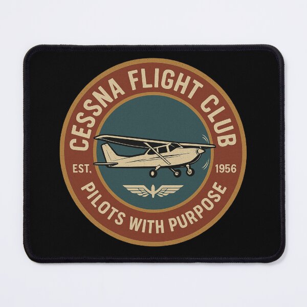 Item preview, Cessna Flight Club – Vintage Pilot Patch (Est. 1956) designed and sold by getpressedshirt.